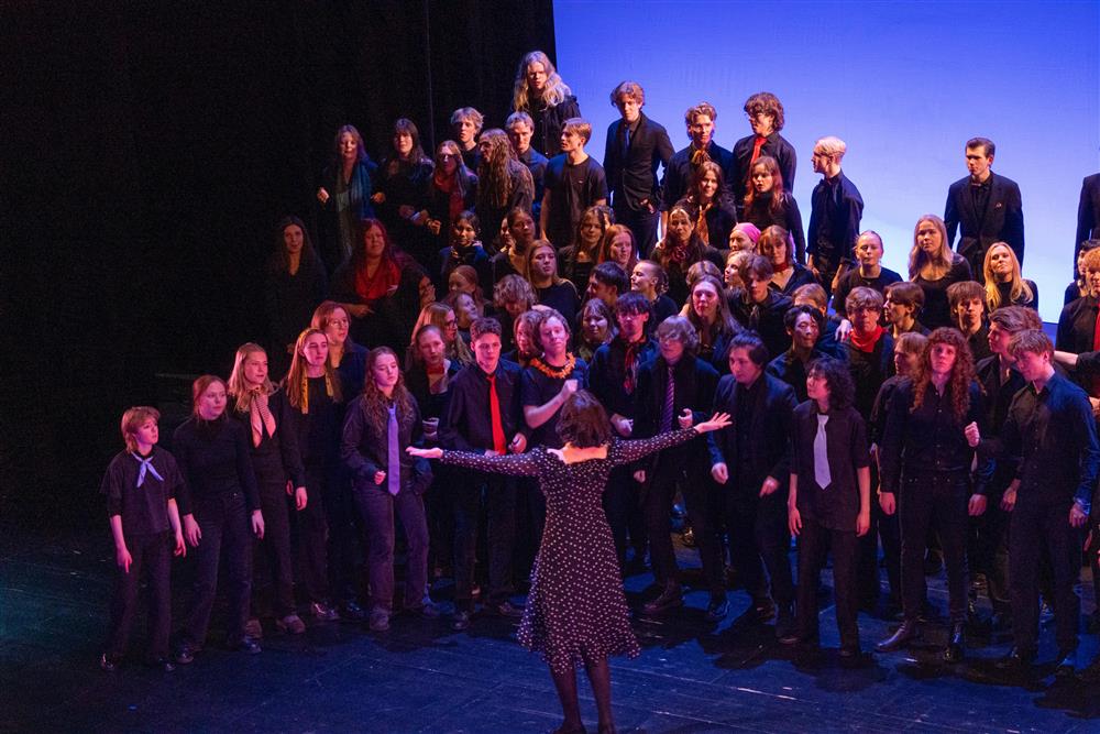 Operakorsangere for en kveld - Klikk for stort bilde