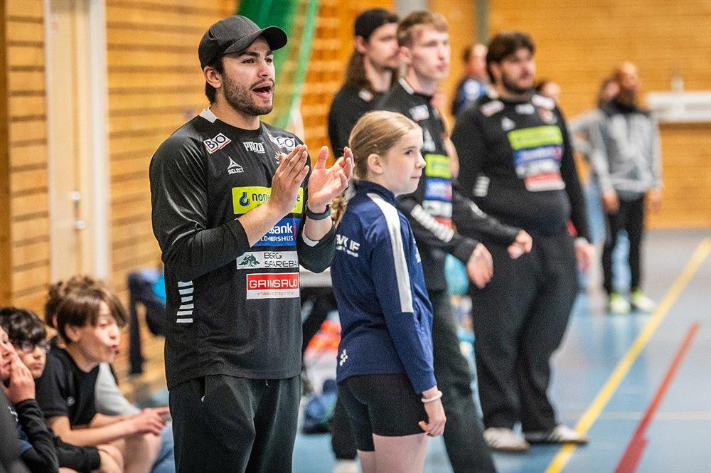 Spiller fra Halden Topphåndball  - Klikk for stort bilde