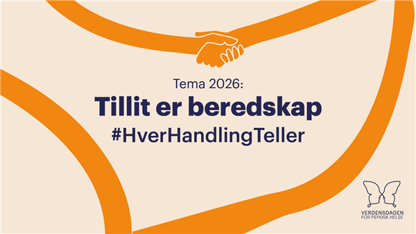 Lenke til artikkel: Det nærmer seg årets verdensdag for psykisk helse! 