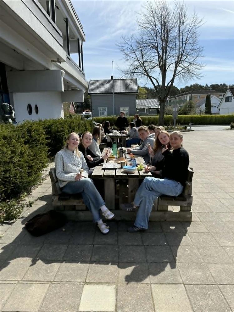 Koselig lunsj - Klikk for stort bilde
