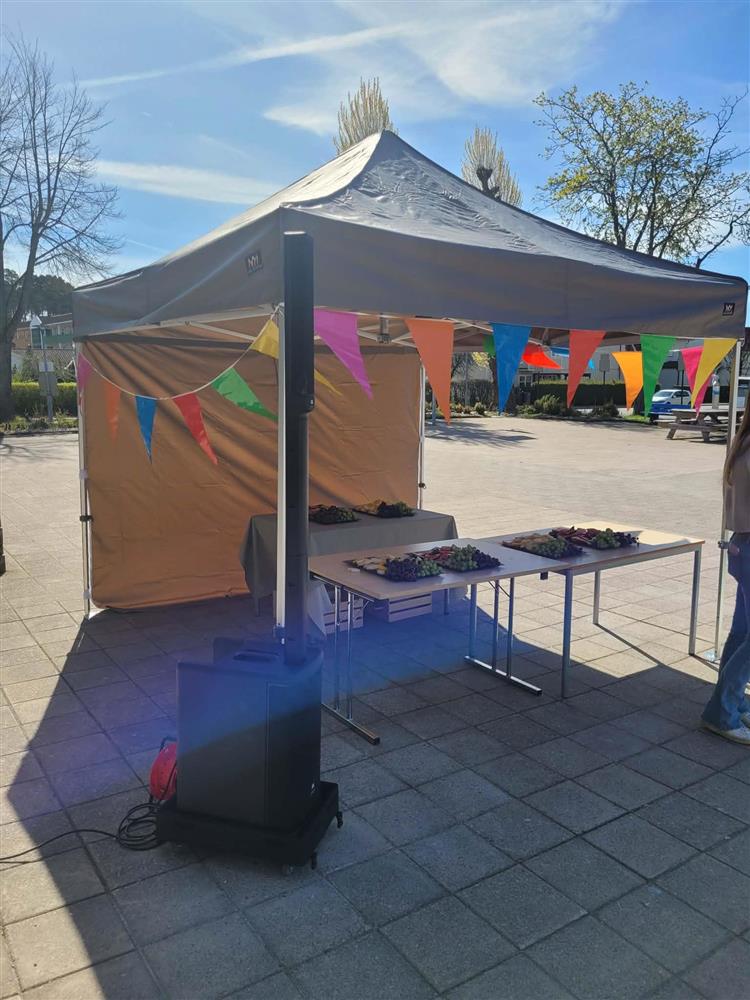 frukt og musikk - Klikk for stort bilde