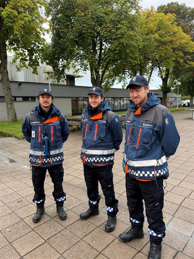 Representanter fra Sivilforsvaret  - Klikk for stort bilde